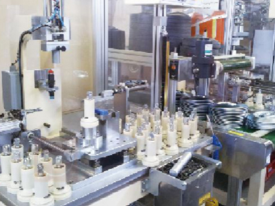 Automotive booster assembly line
