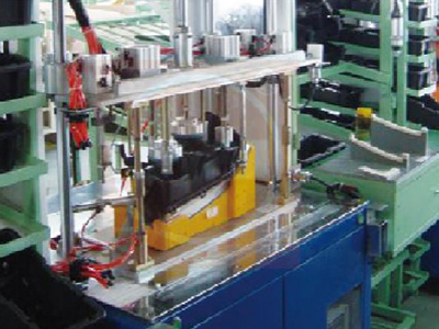 Automotive light fixture assembly line