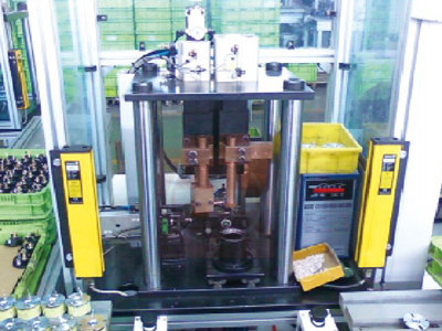 Solenoid switch assembly line