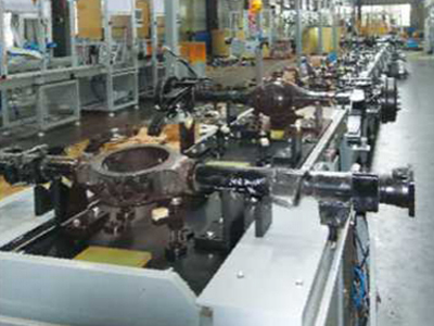 Light duty axle assembly line