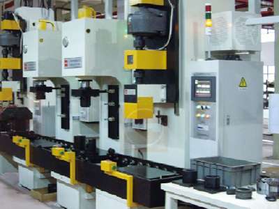 Axle box assembly line