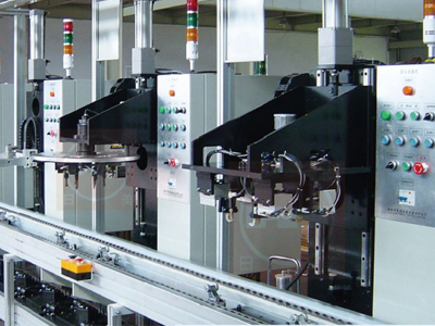 Drum brake assembly line